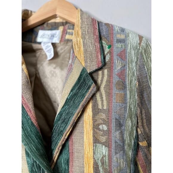 Vintage Sedona Clothing Company Tapestry Jacket S Aztec Boho Southwest Artsy - Picture 5 of 12